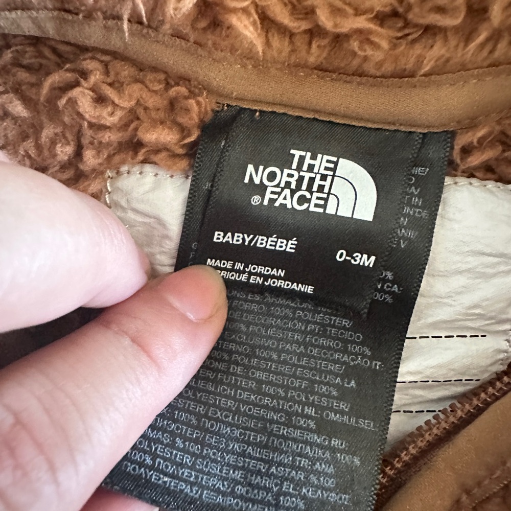 The North Face Brown Kids One Piece Footie - Picture 9 of 9